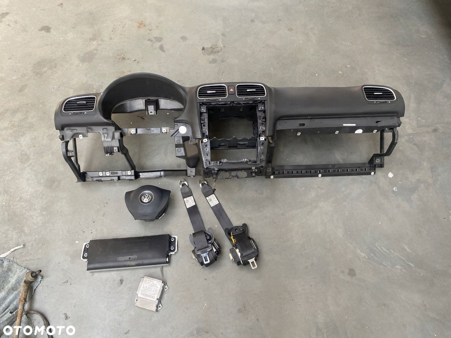 VW GOLF VI KONSOLA PODUSZKA PASY SENSOR - 1