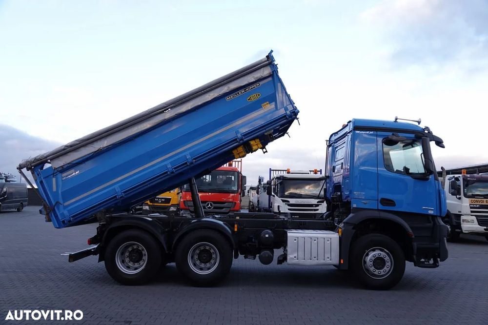 Mercedes-Benz AROCS 2636 / 6x4 / BASCULANȚĂ PE 3 FACE / MEILLER KIPER / EURO 6 / CAPACITATE DE ÎNCĂRCARE: 14.100 KG - 5
