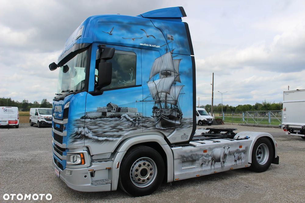 Scania R500 /AEROGRAF /LED /STANDARD/ PRZÓD + TYŁ PODUSZKI /RETARDER /**SERWIS**/ SUPER STAN/ - 9