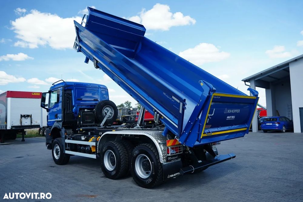 MAN TGS 33.480 / 6X6 / BASCULATOR 3 LATE / KH KIPPER / HYDROBRAD / AUTOMAT / EURO 6 - 4
