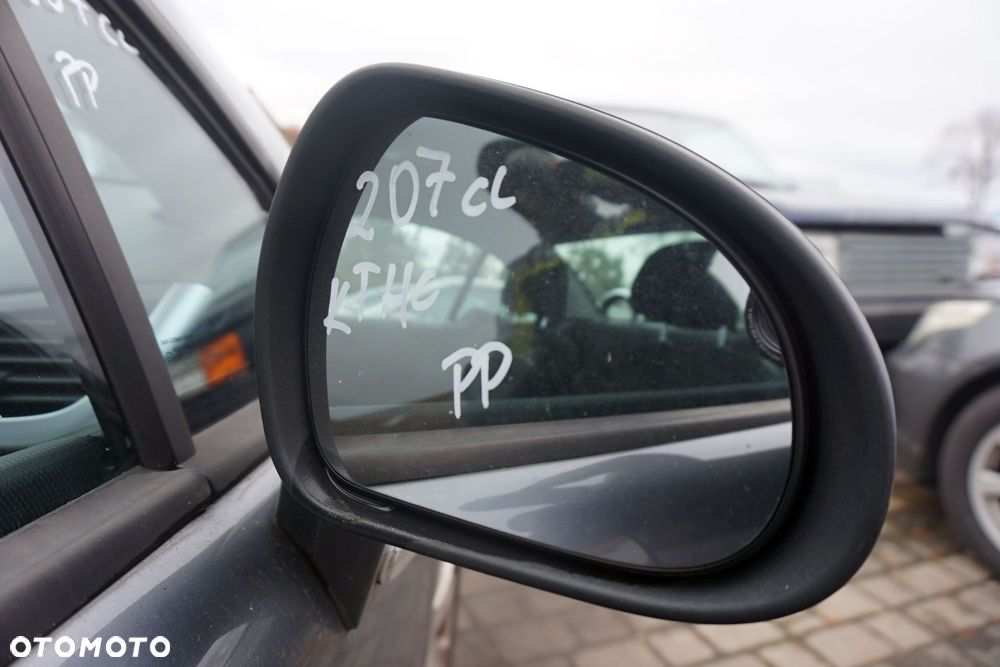 LUSTERKO ELEKTRYCZNE PRAWE 207 CC KTHC SZARY PEUGEOT 2007-2009 - 4