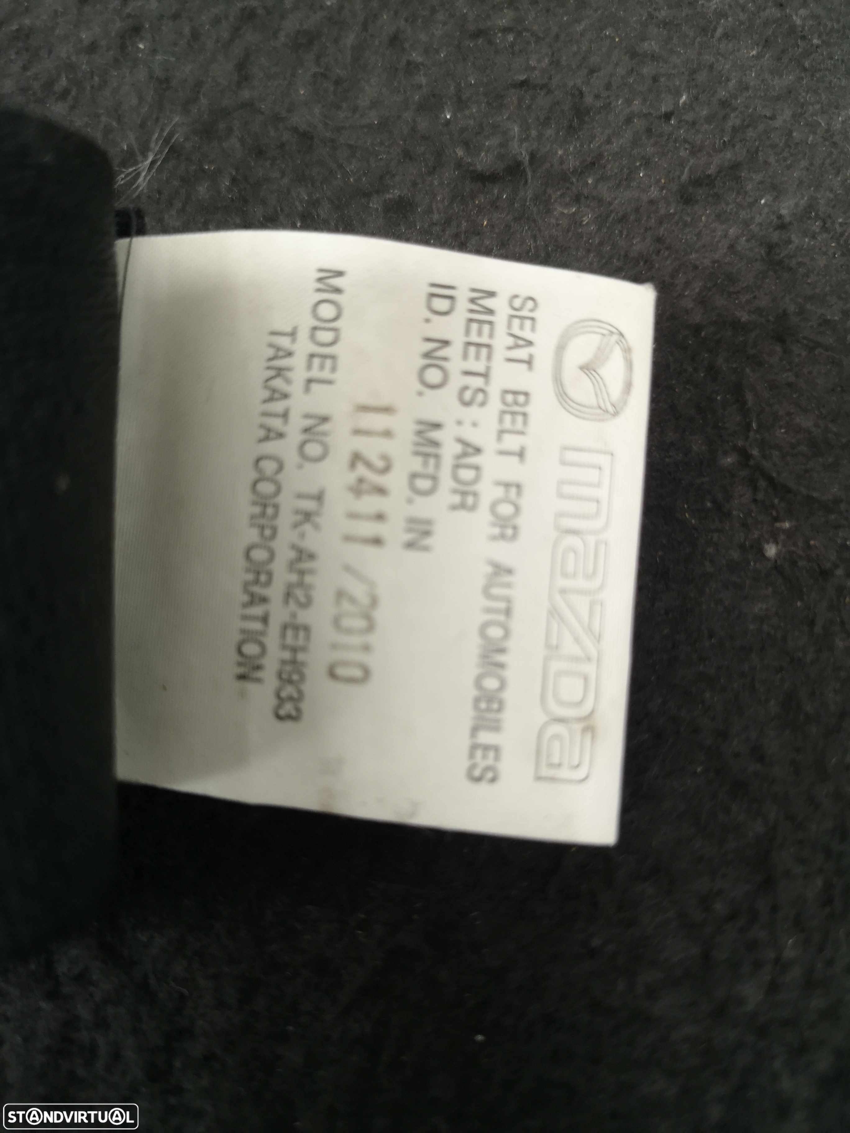 Cinto de Segurança Frente esquerda  mazda6 2009-2012 - 7