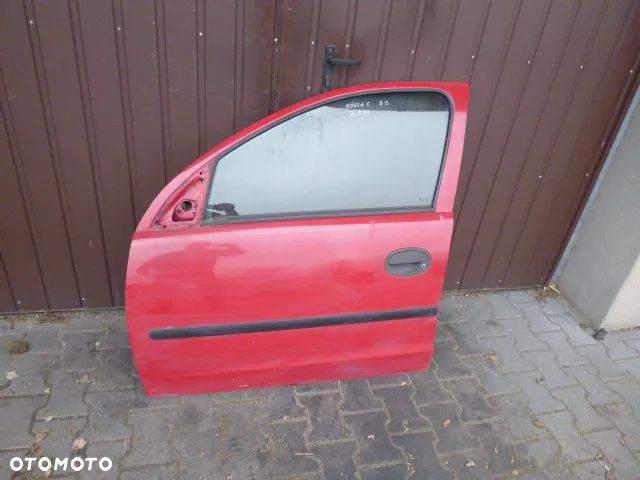 DRZWI LEWY PRZÓD LEWE PRZEDNIE KOMPLETNE OPEL CORSA C Z573 - 9