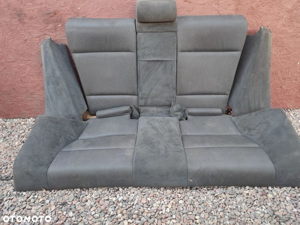 BMW E46 COUPE / M3 ORYGINALNA KANAPA TYŁ ALCANTARA / ALKANTARA / SIEDZISKO / OPARCIE EUROPA O NR. 52 20 8 225 759 / 52 20 8 225 749 / 52 20 7 156 178 OEM W DOBRYM STANIE - 4