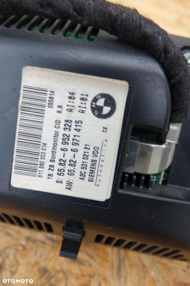 WYŚWIETLACZ MONITOR BMW E60 6952328 - 5