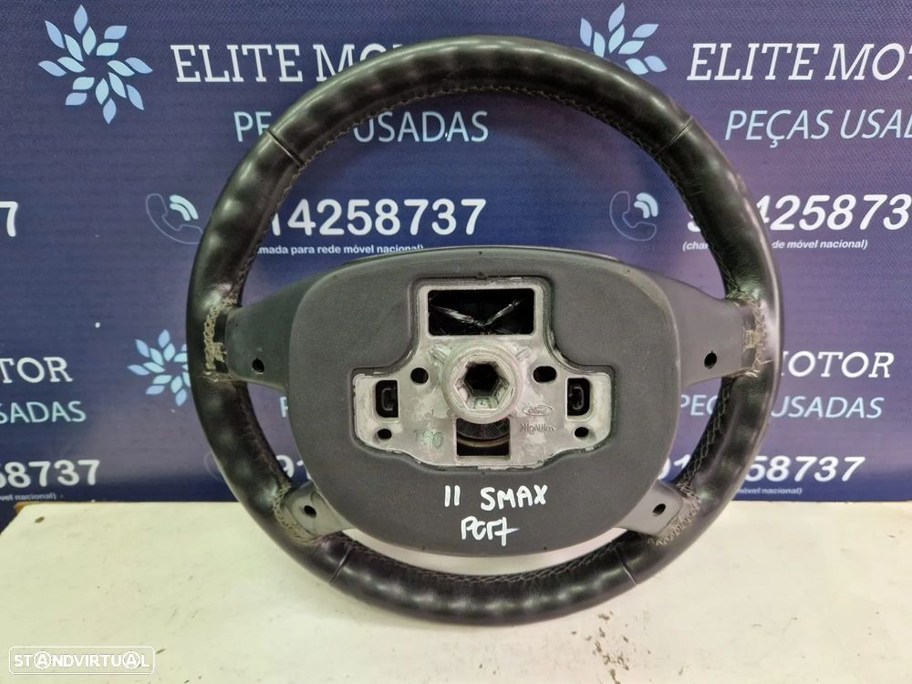 Volante usado pele com airbag FORD S-MAX GALAXY COMANDOS MULTIFUNÇÕES - 5