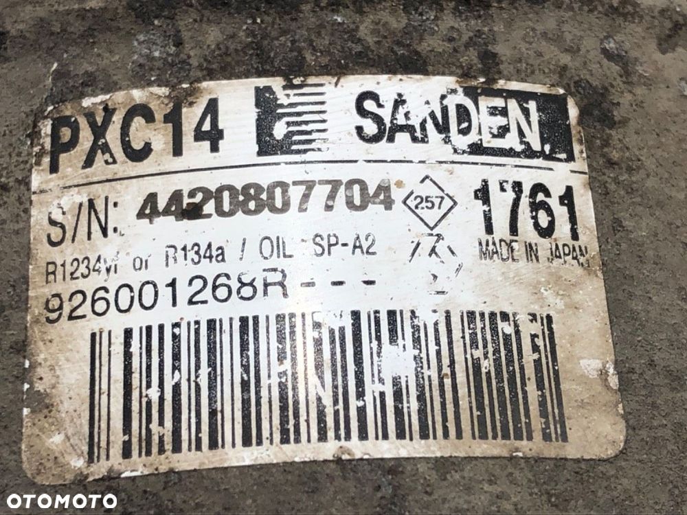 SPRĘŻARKA KLIMATYZACJI - 258.00 PLN - RENAULT KADJAR (HA_, HL_) 2015 - 2022 1.6 dCi 130 4x4 96 kW - 4