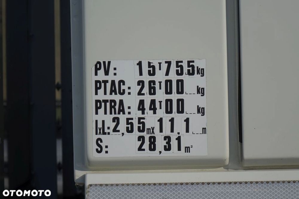 DAF XF 460 6x2 EURO6 / AUTOMAT / INTARDER / HDS X-HIDUO 188 B-2/ ZABUDOWA SKRZYNIA BURTOWA + PRZYCZEPA LECITRAILER - 39