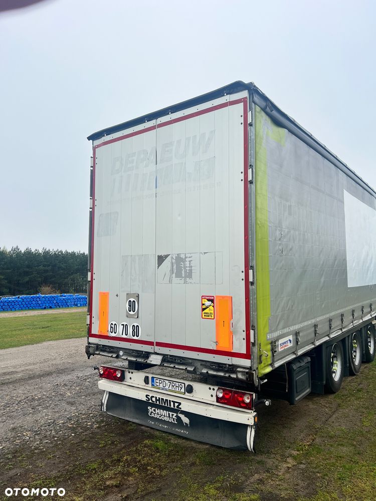Schmitz Cargobull Naczepa firana, dwie osie podnoszone - 1