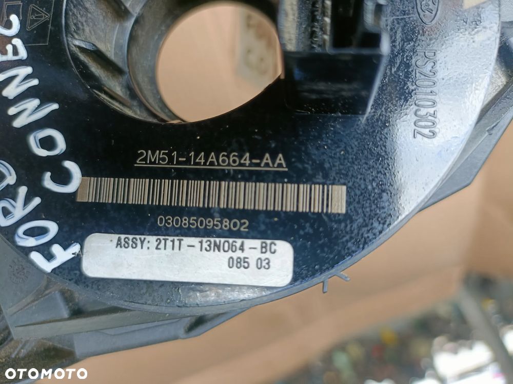 FORD TOURNEO CONNECT MK1 02-13 r. PRZEŁĄCZNIK ZESPOLONY MANETKI 2T1T13335AB TAŚMA AIRBAG 2M51-14A664-AA + - 5