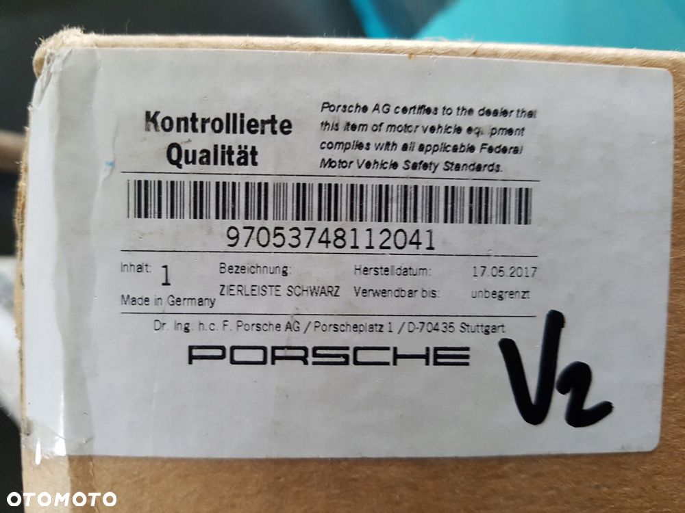 porsche panamera listwa dachu lewa 97053748112041 - 3