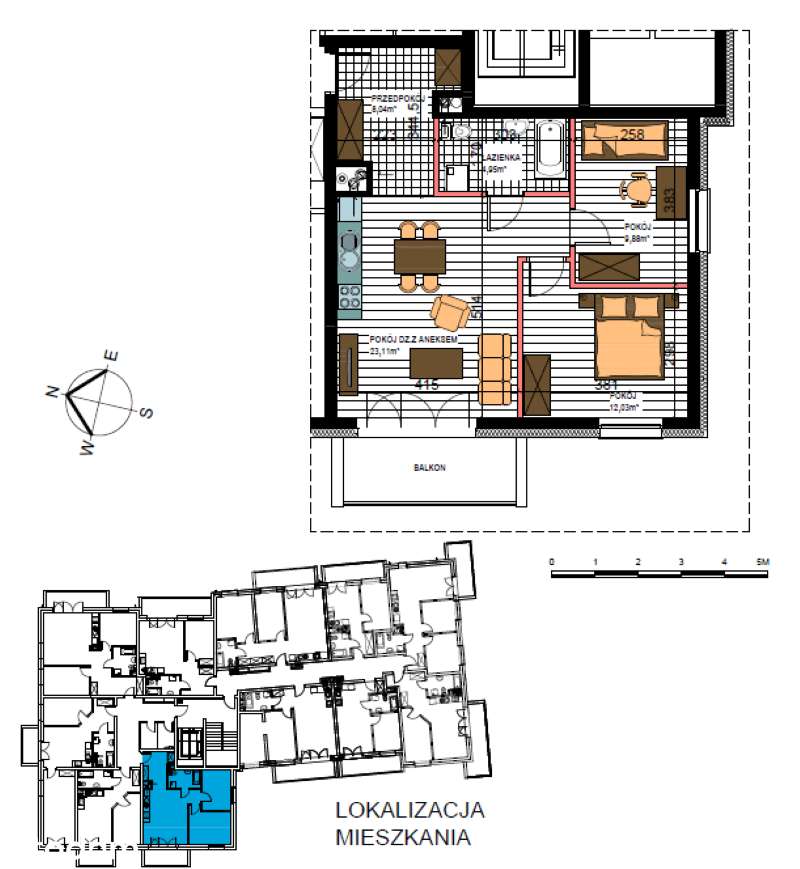 Mieszkanie Wykończone Aleja Św. Wojciecha 58,01m2 - oddane do użytku