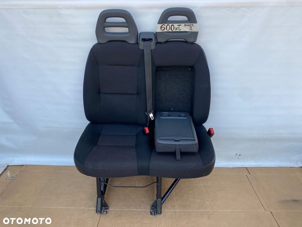 DUCATO BOXER JUMPER 2014- fotel PODWÓJNY KANAPA pasażera prawy ze STOLIKIEM - 1