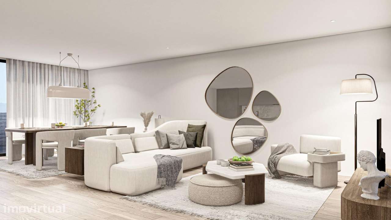 Apartamento T3  com varanda e lugar de garagem em Valongo