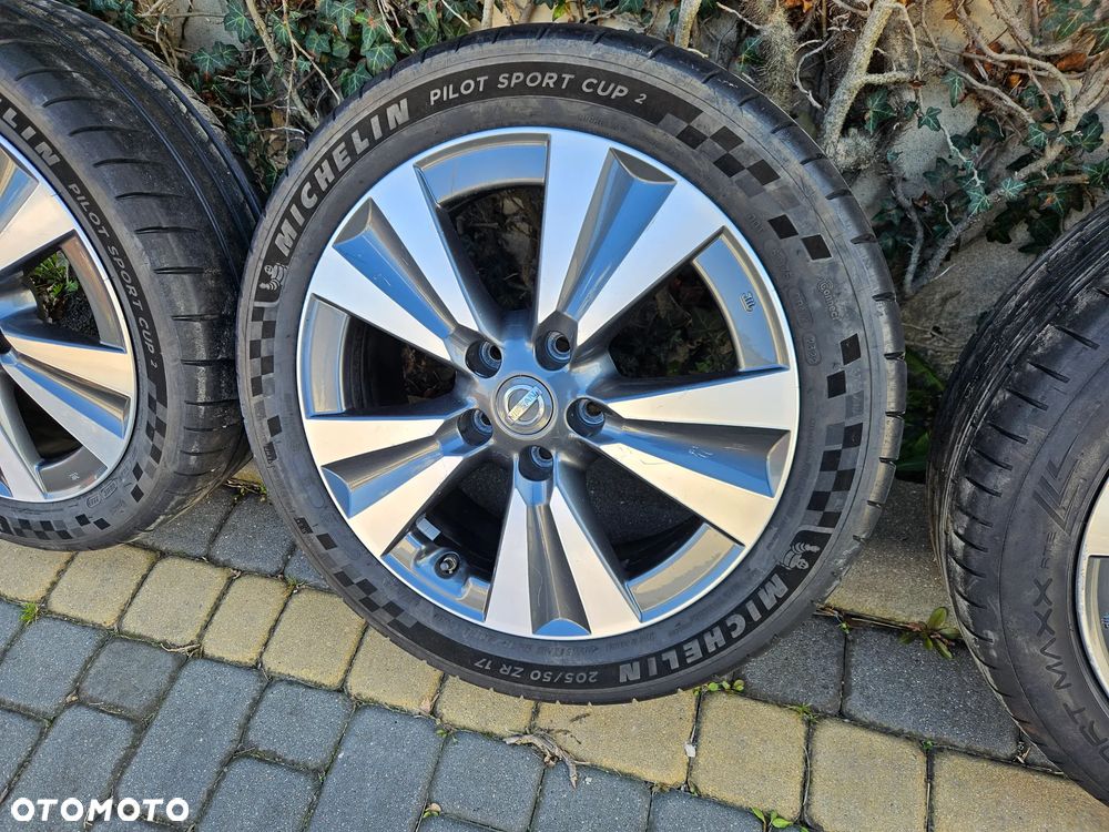 KOŁA FELGI ALUFELGI OPONY 17  6,5 J ET 45 205 50 17 NISSAN JUKE PULSAR QASHQAI N507015 KOMPLET - 4