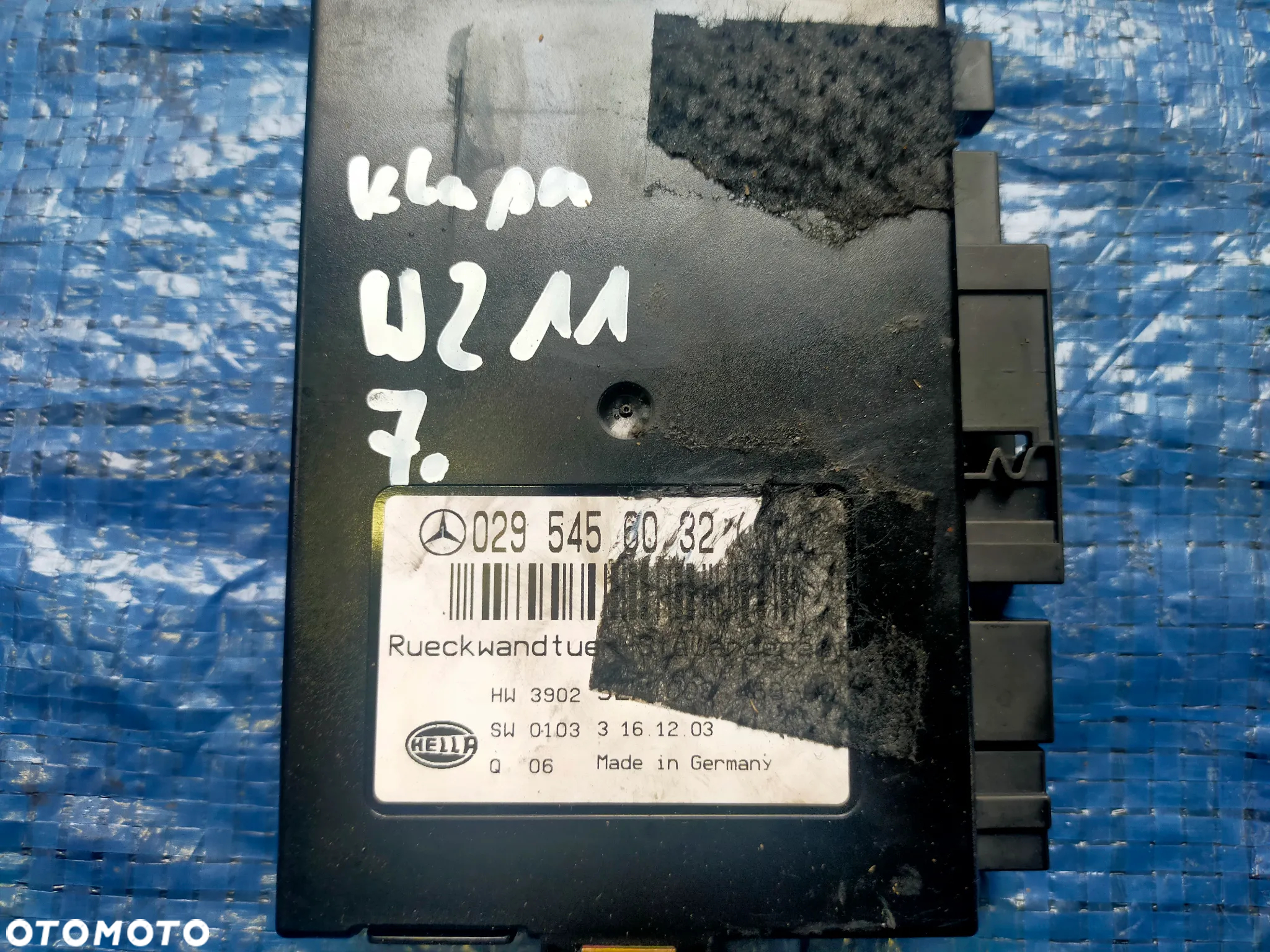 Mercedes W211 Moduł Sterownik Klapy 0295456032 - 2