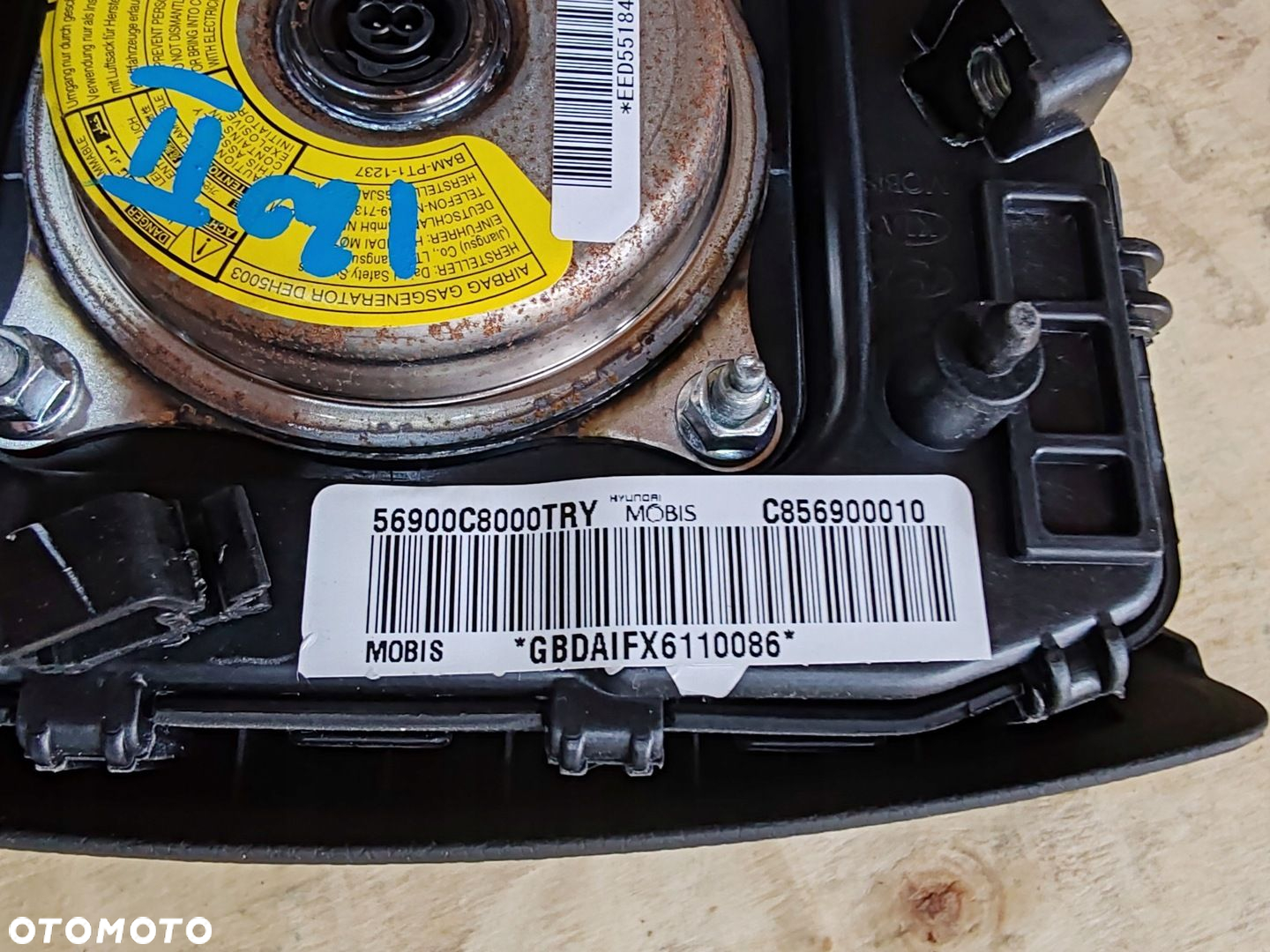 Poduszka powietrzna kierowcy 56900c8000 Hyundai I20 II 14-18 - 6