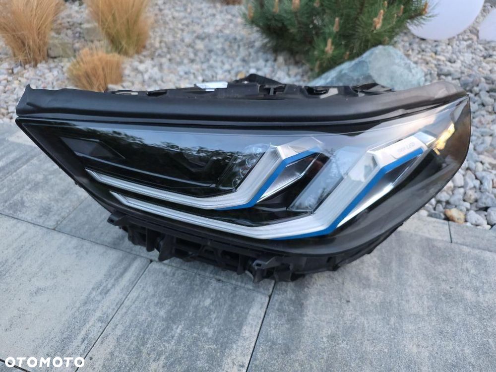 BMW X3 G45 Lampa lewa Kompletna Full Led Adaptive 5A1BD25 Srebna Niebieska - 6