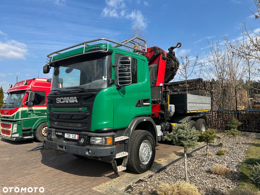 Scania G450 6x6 do energetyki 2015r słupów ciągnik specjalny Hds żuraw - 2