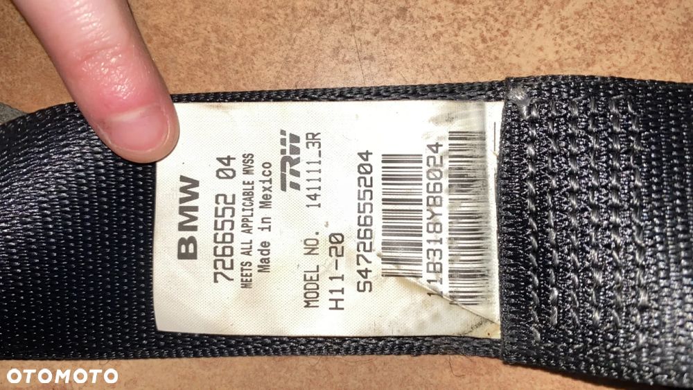 BMW X3 F25 PAS TYŁ TYLNY PRAWY 7266552 - 4