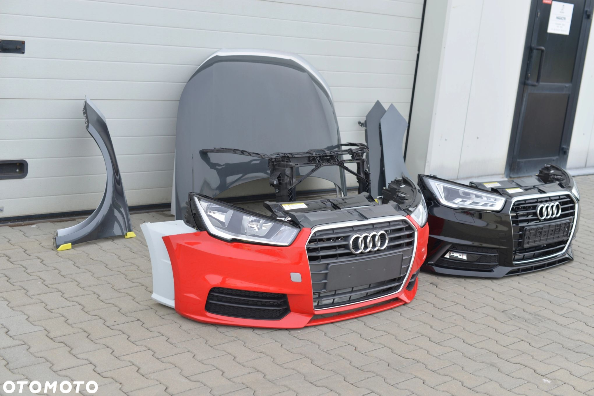 MASKA ZDERZAK GRILL BŁOTNIK LAMPA H7 XENON FULL LED PAS BELKA AUDI A1 8X0 - 3