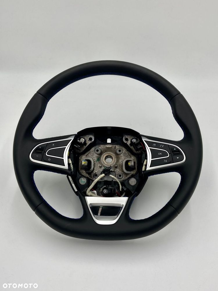 kierownica megane iv gt niebieskie obszycie - 1