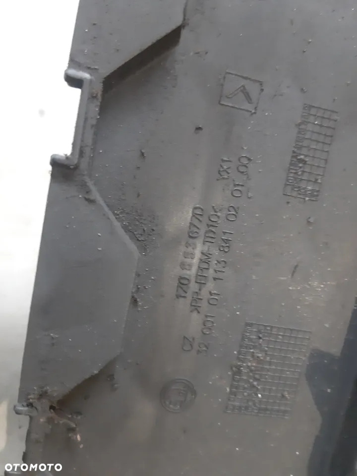 Kratka środkowa zderzaka Skoda Octavia 2 FL RS II lift RS Atrapa zaślepka 1Z0853677D - 10