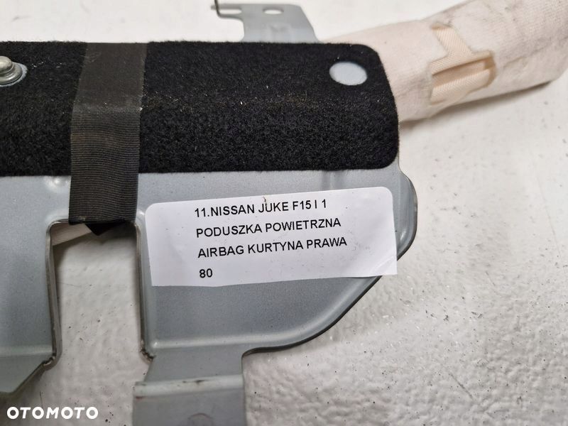 NISSAN JUKE F15 I 1 PODUSZKA POWIETRZNA AIRBAG KURTYNA PRAWA - 7