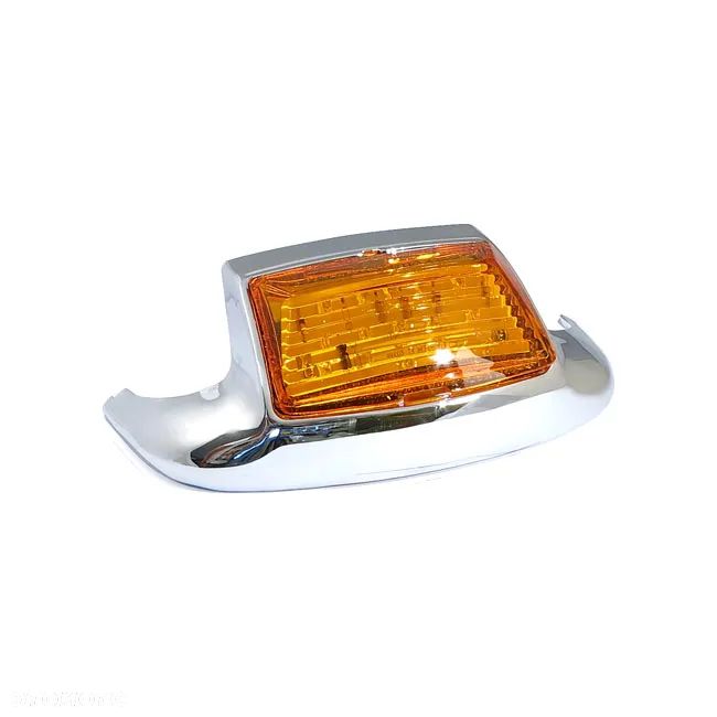 Lampka chromowana na przedni błotnik, 16 LED 80-13 FL, FLT; 86-17 FLST - 1