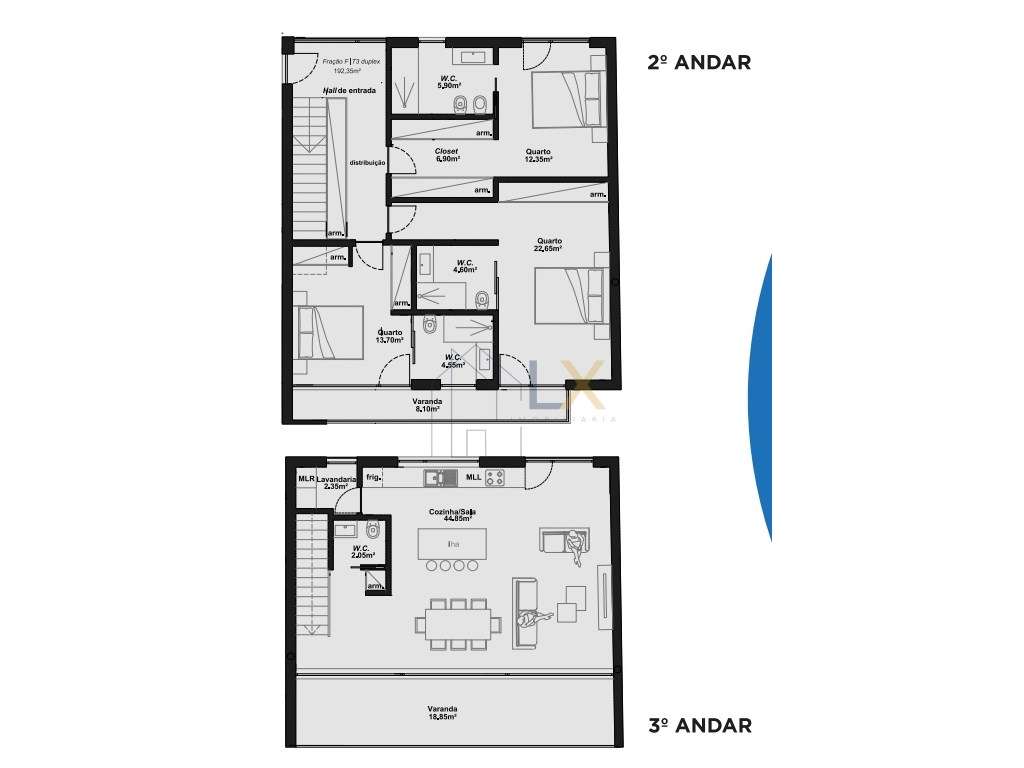 Apartamento T3 Duplex com garagem na Gafanha da Nazaré!!! - Grande imagem: 5/5
