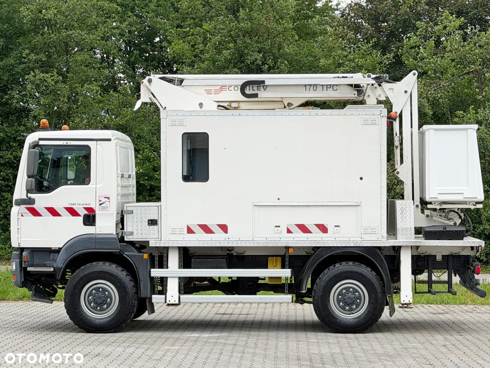 MAN TGM 13.240 * PODNOŚNIK KOSZOWY ZWYŻKA * COMILEV EN 170 TPC + PILOT - 7