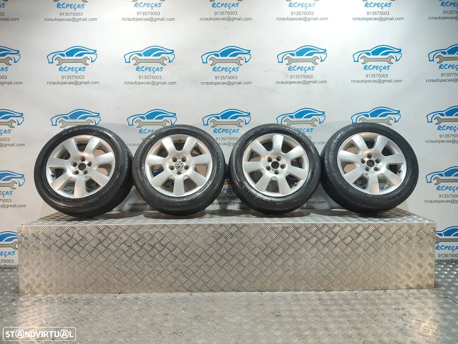 - Jantes 16 Borbet Originais VW Volkswagen New Beetle 6,5J ET42 5x100 - 1