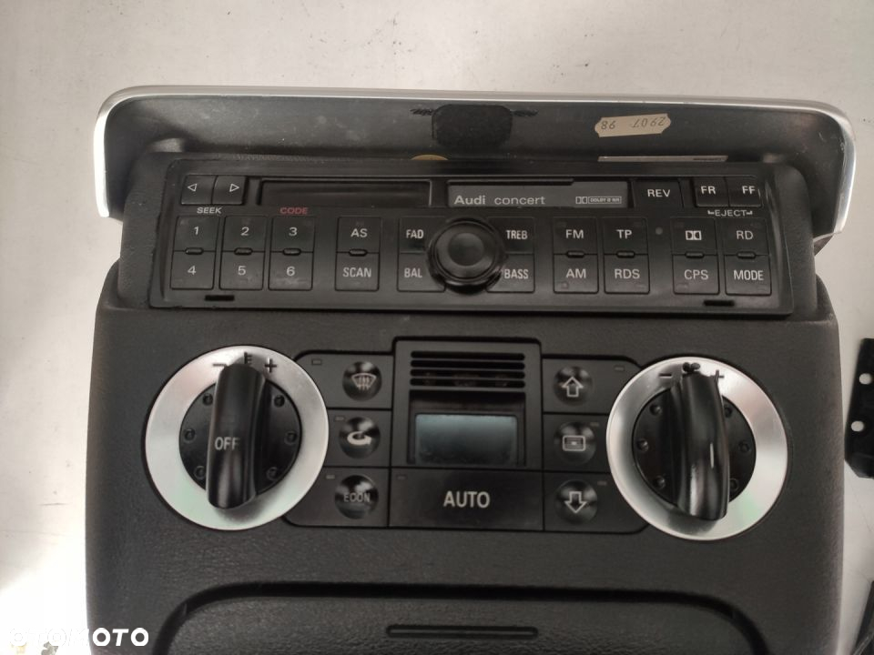 PANEL NAWIEWU KLIMATYZACJI AUDI TT 8N 8N0820043A - 2