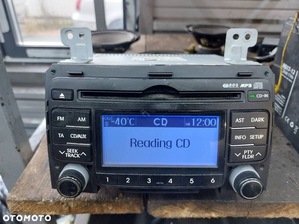 RADIO ODTWARZACZ + PANEL NAWIEWU + RAMKA HYUNDAI I30 I 96160-2L200 - 11