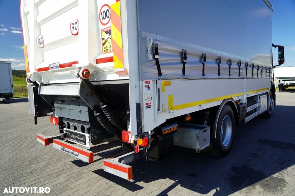 Mercedes-Benz ANTOS 1830 / CORTINĂ - 6,5 M / 4x2 / SOLO / DHOLLANDIA LIFT 2000 KG / EURO 6 - 14