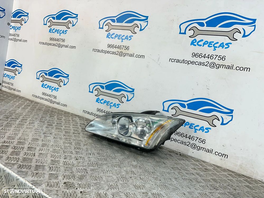 .Otica Farol Frente Frontal Esquerda Ford Focus 2 Mk2 Fase 1 4M51-13W030-BD - 4