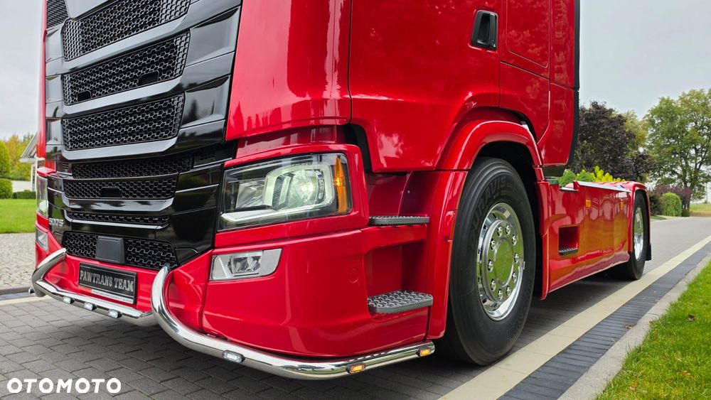 Scania //S500///2023///JEDYNE 311TYŚ KM ///RETARDER///FULL LED///ORUROWANIE/// ZABUDOWY MIĘDZYOSIOWE///ALUMINIOWE FELGI///KLIMATYZACJA POSTOJOWA/// WYŚWIETLACZ OBCIĄŻENIA///STAN BARDZO DOBRY. - 21