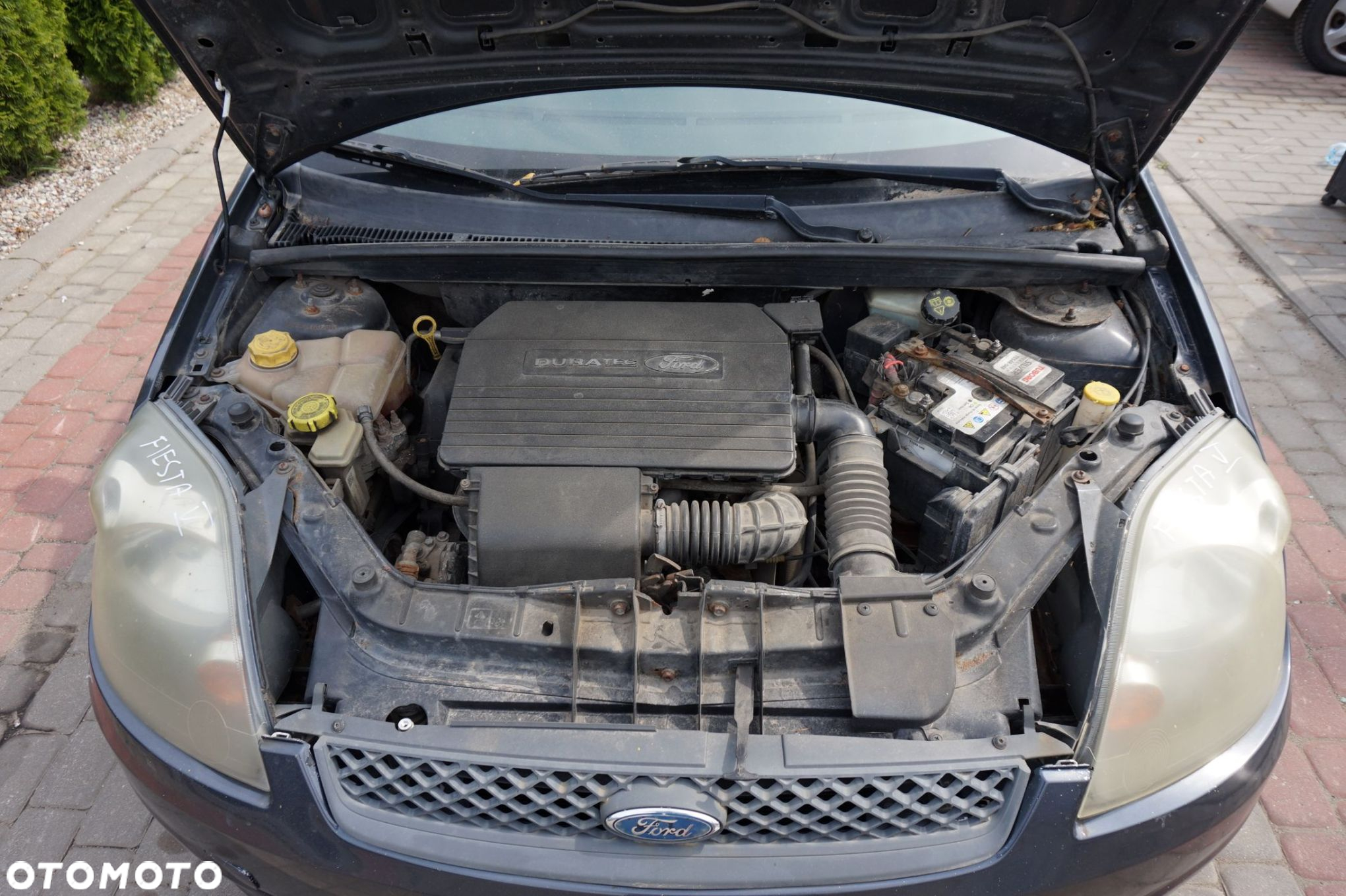 MASKA ZDERZAK BŁOTNIKI LAMPY FIESTA V MK5 LIFT S5  FORD 2005-2008 SZARY SEA GREY PRZÓD KOMPLETNY - 30