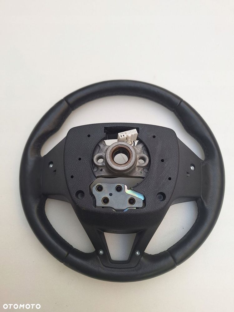 kierownica hyundai tucson 2 ii 17r- skora skorzana b.ladna - 2