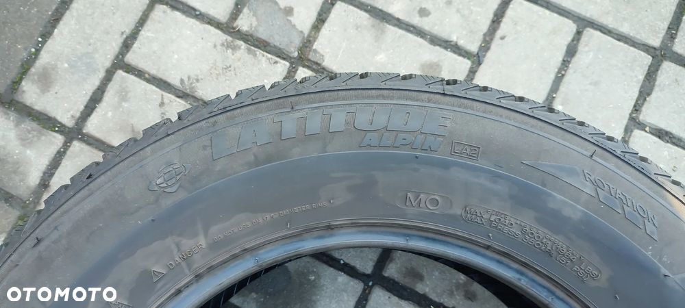 OPONY ZIMOWE 235/65R17 MICHELIN LATITUDE ALPIN LA2 (2117) ZIMA KOMPLET 4 SZTUKI - 5