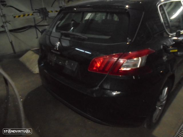 Carro MOT: 9HP  9H06  DV6DTED PEUGEOT 308 2014 1.6HDI 92CV 5P PRETO DIESEL - 3