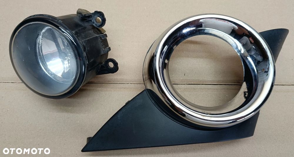 . 207 kratka zderzaka ramka halogen lewy komplet chrom Peugeot