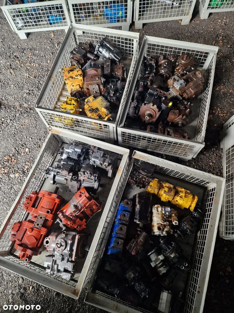 Pompa hydrauliczna silnik jazdy reduktor obrotu rozdzielacz hydrauliczny  różne typy do ładowarek ładowarka wózków widłowych i innych maszyn - 2