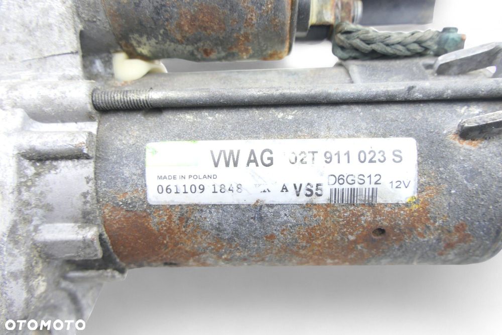 Rozrusznik SKODA FABIA II SEAT IBIZA 6L VW POLO 9N 1.2 12V 02T911023S - 5