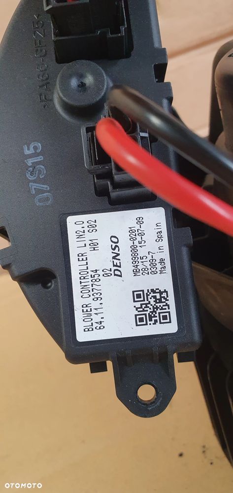 Wentylator silnik dmuchawy nagrzewnicy BMW 2 F45 Active Tourer 9297752 - 8
