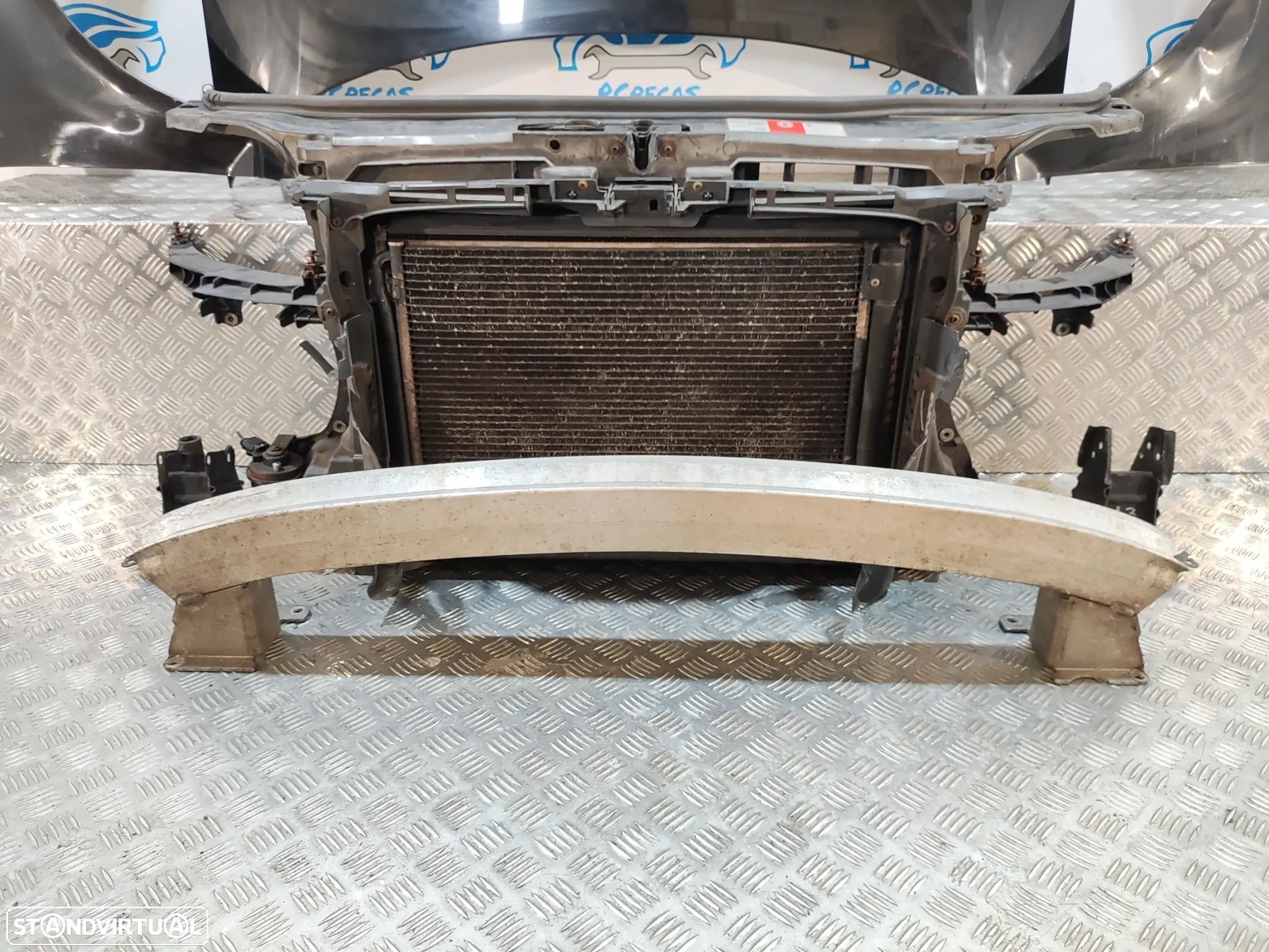 FRENTE COMPLETA AUDI A3 8P 8P1 FASE II 2 SLINE S-LINE S LINE CAPOT PARACHOQUES GUARDA-LAMAS OTICAS RADIADOR VENTILADOR FRENTE FIBRA REFORÇO - 6