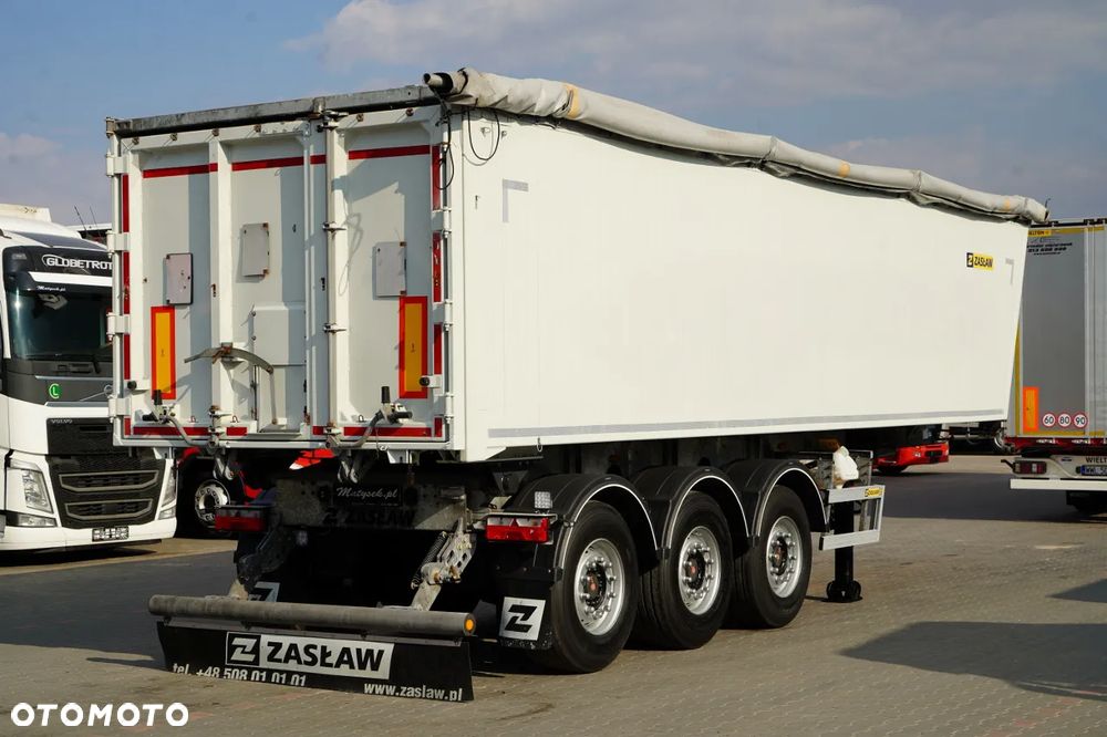 Zaslaw WYWROTKA ALUMINIOWA / 43 m3 /  OŚ PODNOSZONA / OSIE SAF - 7