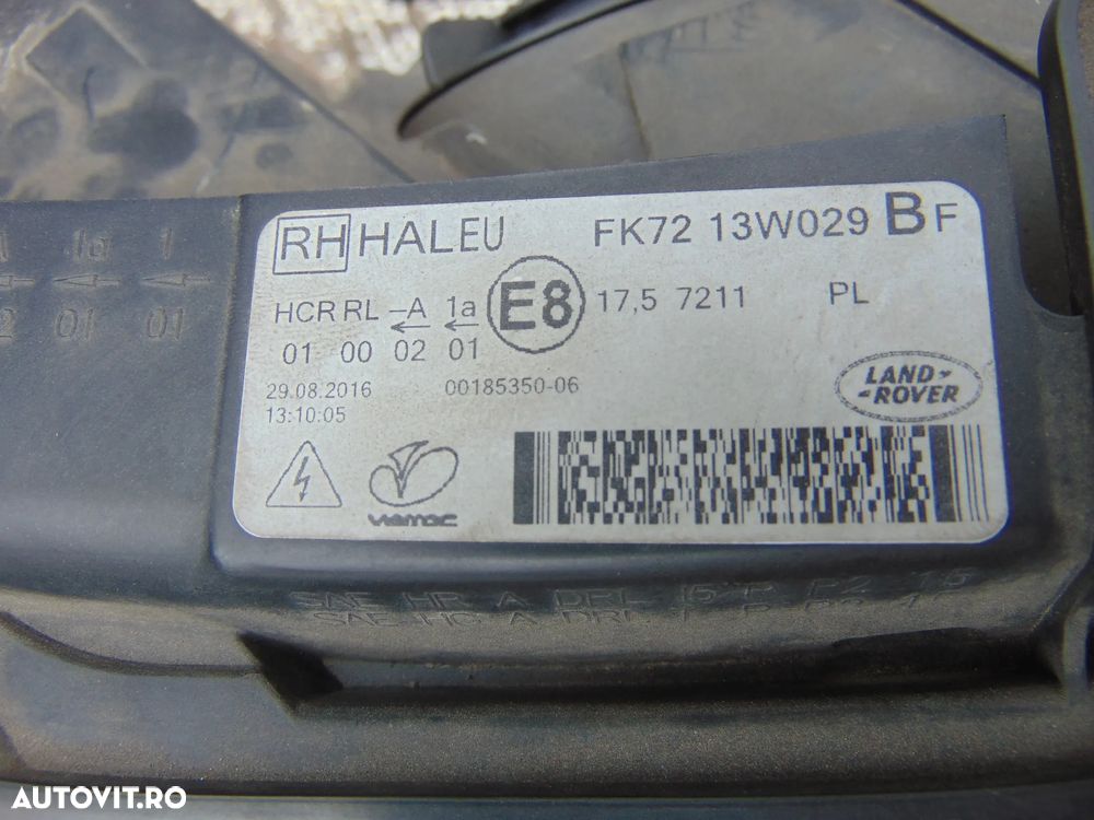 Far Land rover Discovery Sport l550 faruri halogen stanga dreapta Europa cod fk7213w030bf fk7213w029bf - 8