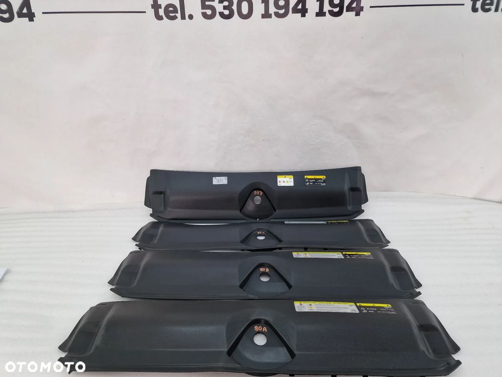 AUDI A4 B9 8W0 14- , LIFT 18- OSŁONA / NAKŁADKA PASA PRZEDNIEGO PRZÓD , NR 8W0807081 , 8W0807081F , NR AUKCJI OP80 - 1