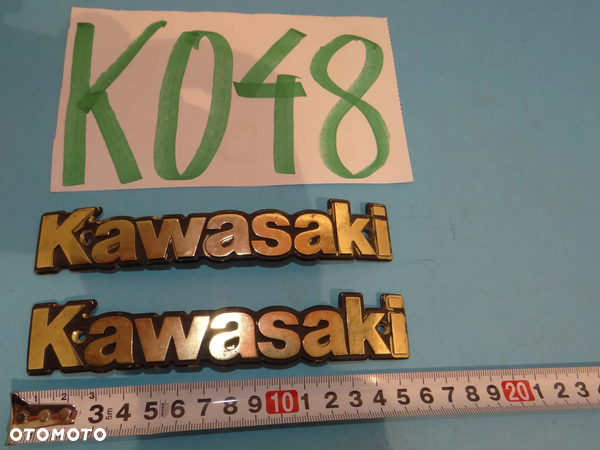 K048 KAWASAKI KZ Z 500 550 1000 EMBLEMAT ZNACZEK NA BAK ZBIORNIK PALIWA